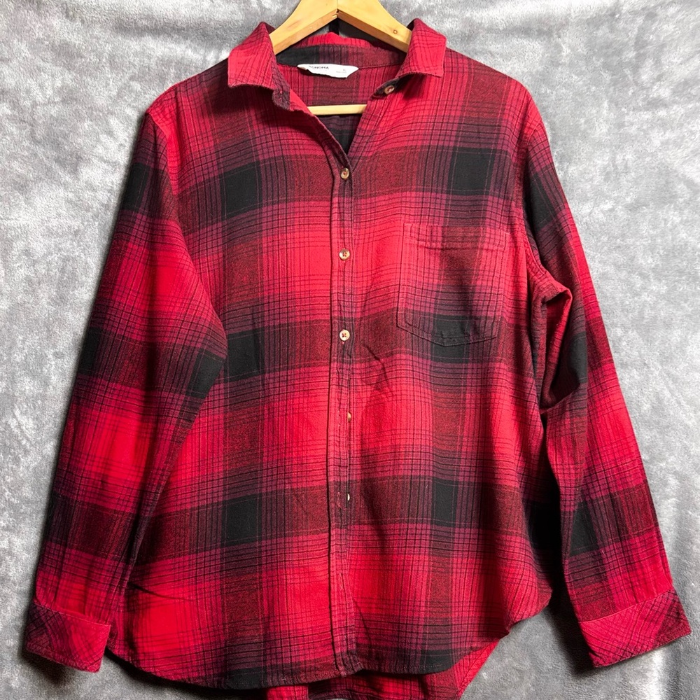 Sonoma Red and Black Checkered Men's Shirt